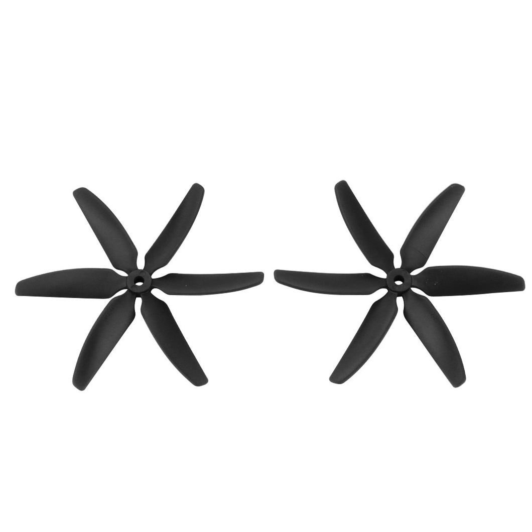 F18765/8 1Pair 5040 5x4" CW CCW 6-Leaf Propeller Props for DIY RC Racing Drone Quadcopter FPV 250 280 320