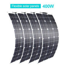 Load image into Gallery viewer, Flexible Solar Panel 100w 200w 300w 400w 500w 600w 1000w for RV Boat Car Home 12V 24V Battery Charger
