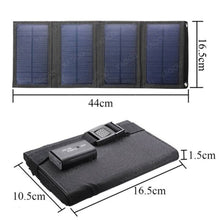 Load image into Gallery viewer, Foldable Solar Panel 100W USB Solar Cell Portable Folding Waterproof 12V Solar Charger Outdoor Mobile Power Battery Sun Charging
