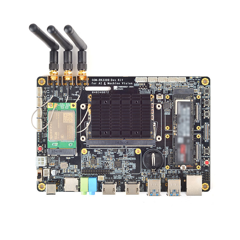 Friendly SOM-RK3399V2 core board, 4GB memory 16GB flash memory IN dual MIPI dual frequency WiFi Custom PCB lorawan pcba