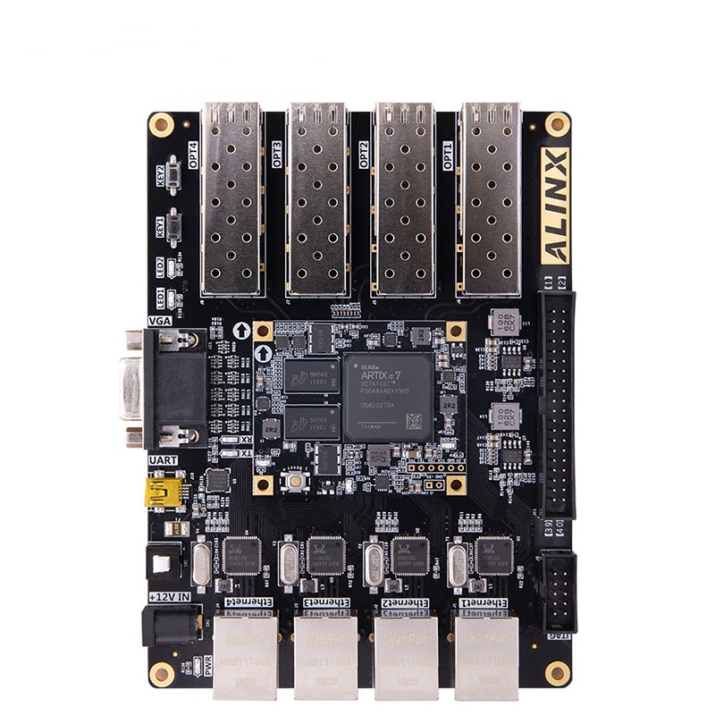 AX7101: XILINX Artix-7 XC7A100T FPGA Development Board A7 SoMs SFP Evaluation Kits Custom PCB usb wall charger pcba