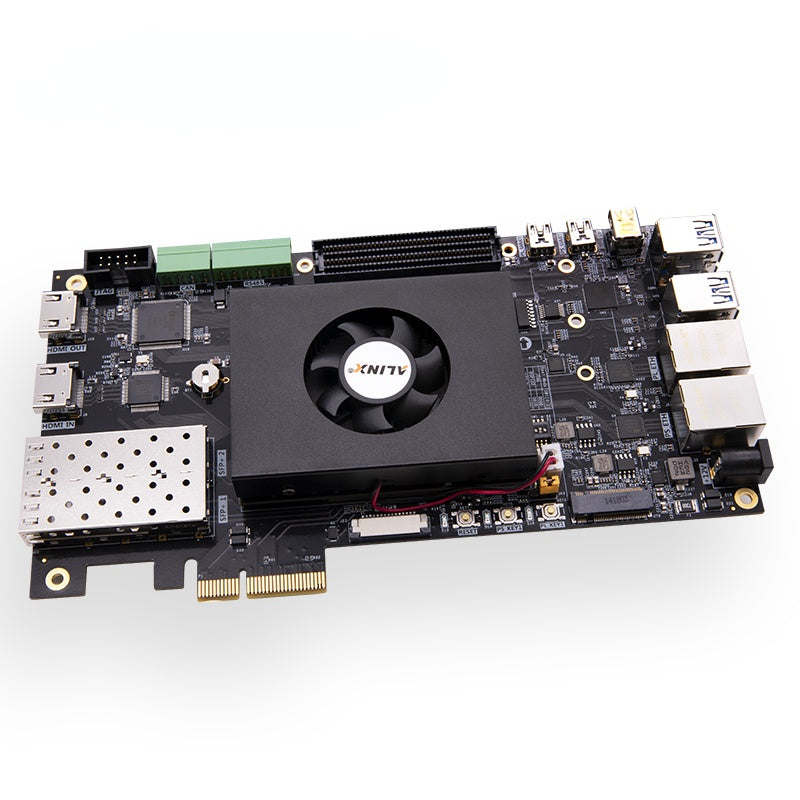 AXU5EV-P: Xilinx Zynq UltraScale+ MPSoC ZU5EG FPGA Development Board AI PCIe3.0 H.265 Automotive ADAS Vitis-AI Custom PCB