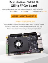 Load image into Gallery viewer, AXU3EG:  Xilinx Zynq UltraScale+ MPSoC ZU3EG FPGA Development Board AI Vitis-AI DPU 4K Video  Custom PCB
