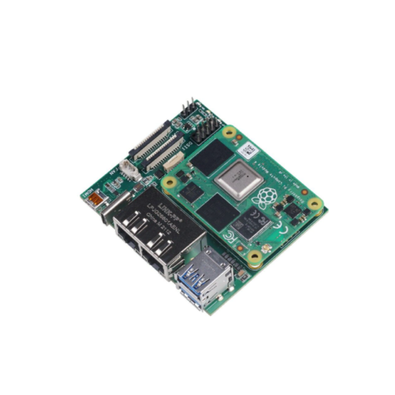 Dual Gigabit Ethernet Carrier Board for Raspberry Pi CM4 with 4GB RAM/ 32GB eMMC  Custom PCB pcba ballast minatore pcba