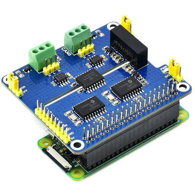 2-Channel Isolated CAN Expansion HAT for Raspberry Pi Dual Chips Solution Custom PCB motor driver pcba