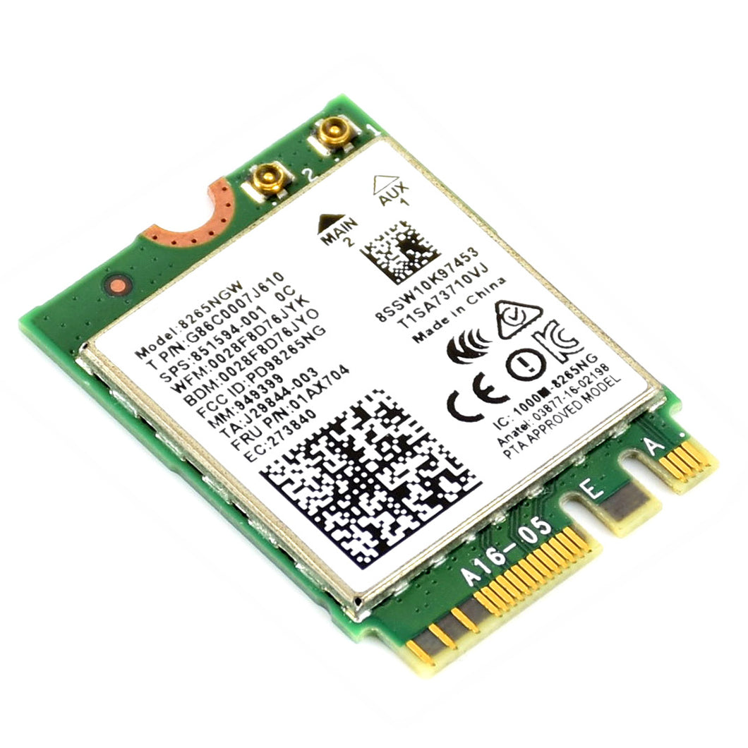 AC8265 Wireless NIC for Jetson Nano 2.4G / 5G WiFi /  4.2 Support Linux, Windows 10/8.1/8/7 Custom PCB hairdressing equipment pc
