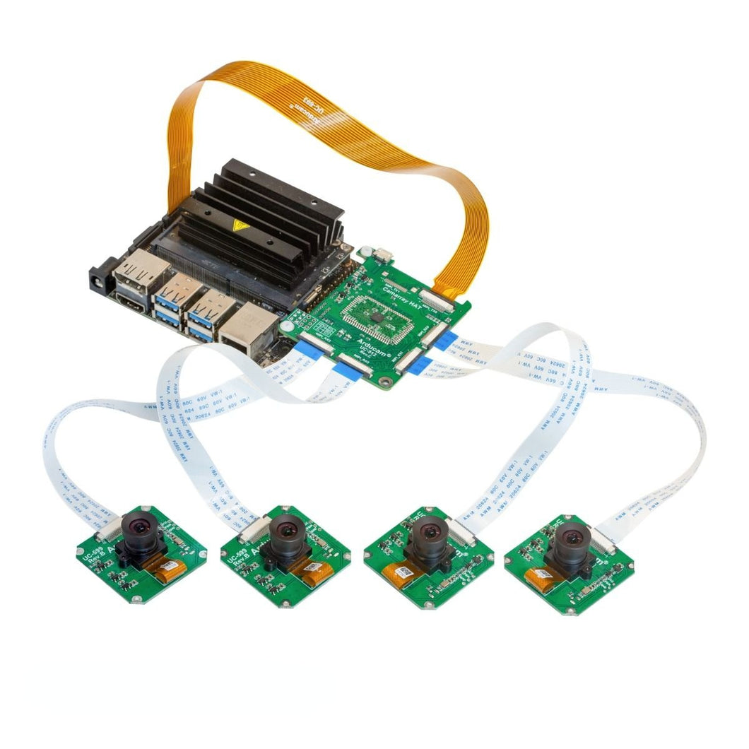 Arducam 1MP*4 Quadrascopic Monochrome Camera Bundle Kit for Raspberry Pi  Custom PCB wireless pcba powerbank