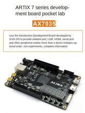 Load image into Gallery viewer, Alinx XILINX FPGA Black Gold and board Artix-7 A7 XC7A35 Companion Video Tutorial AX7035 Custom PCB assembly pcba board
