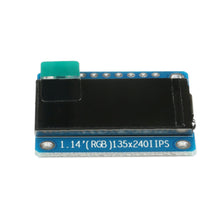Load image into Gallery viewer, LONTEN 1.14 inch TFT LCD screen IPS display st7789 135*240 4 wire SPI 8pin screen module
