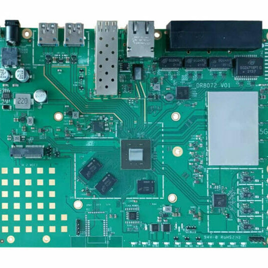 Qualcomm IPQ8072A networking SBC supports dual 10GbE, WiFi 6 het-ver pcba gaming circuit board pcba pcb manufacturer