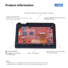 Load image into Gallery viewer, 4.3 Inch LCD-TFT HMI Display Capacitive/Resistive Touch Panel Module Intelligent Series RGB 65K Color With Enclosure
