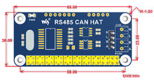 Load image into Gallery viewer, RS485 CAN HAT for Raspberry Pi Zero/Zero W/Zero WH/2B/3B/3B+,onboard CAN controller: MCP2515,485 transceiver SP3485 Custom PCB
