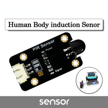 Load image into Gallery viewer, Custom PCB 12v adapter pcba Human Body Infrared Sensor PIR Senor Detector Module for pyBoard MicroBit pcba alarmer gsm
