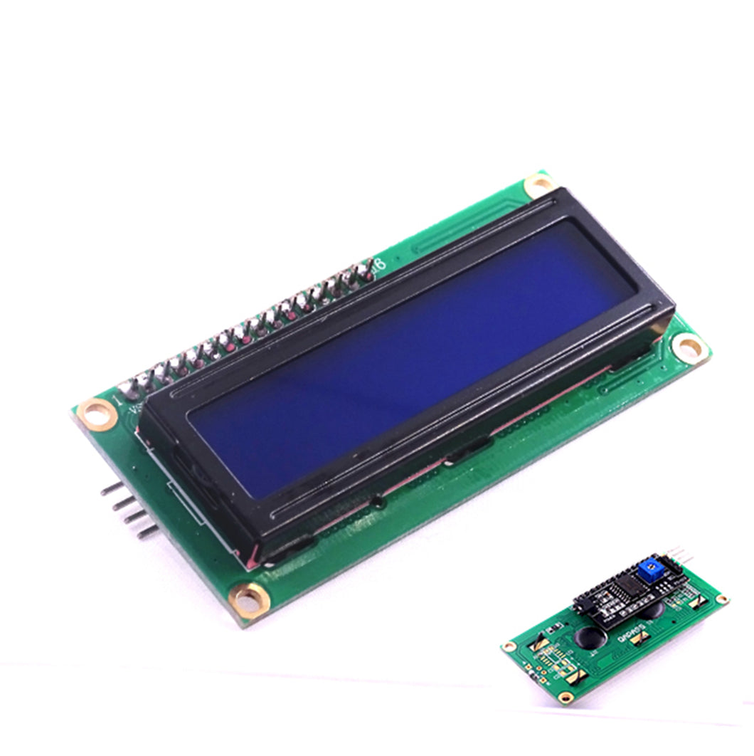 LCD1602 + I2C Lcd 1602 Module Blauw/Geel Groen Scherm Iic/I2C LCD1602 Iic LCD1602 Adapter plaat