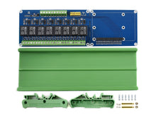 Load image into Gallery viewer, Raspberry Pi Expansion Board 8-ch Relay channelfor  Raspberry  Pi A+/B+/2B/3B/3B+ Onboard LED Custom PCB usb charge pcba
