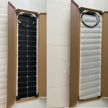 Load image into Gallery viewer, High Efficiency Solar Panel Kit 100W 12V (2X50 Watt) Flexible Monocrystalline Photovoltaic Panels Module Solar Power Generation
