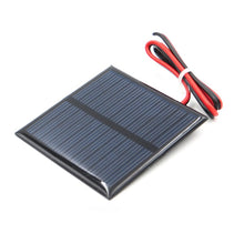 Load image into Gallery viewer, High Qaunlity Min Solar Panel 5V 5.5V 1W 1.6W 150mA 160mA 200mA 250mA 500mA DIY Solar kit/Battery Cell Phone Charger with cable
