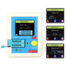 Load image into Gallery viewer, High-speed transistor LCR-T7 full-color screen graphics show the finished ESR table multi-function tester multi-meter
