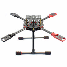 Load image into Gallery viewer, DIY Mini J630 630mm Carbon Fiber 4-axle Foldable Rack Frame Kit High Landing Skid for Helicopter RC Quadcopter Spare Parts
