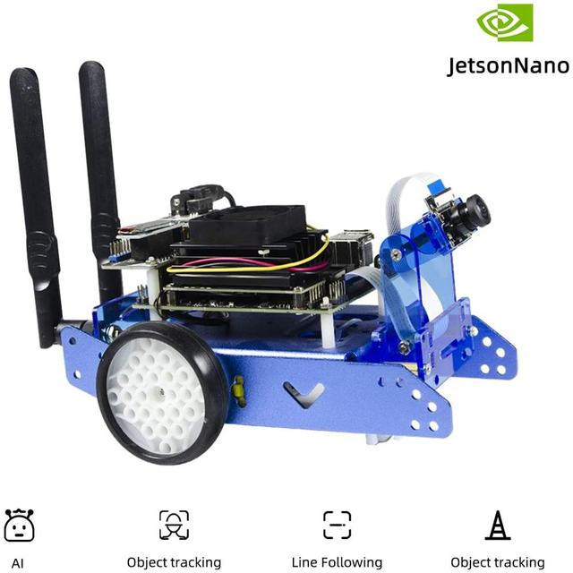 Jetbot Ai Kit Aangedreven Door Jetson Nano