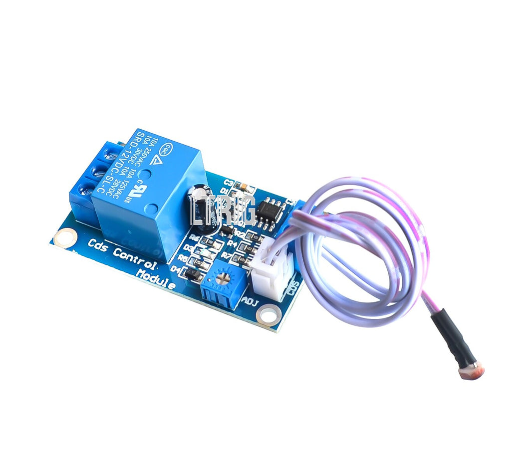 Custom 1PCS DC 12V Light Control Switch Photoresistor Relay Module Detection Sensor 10A  Automatic Control Module