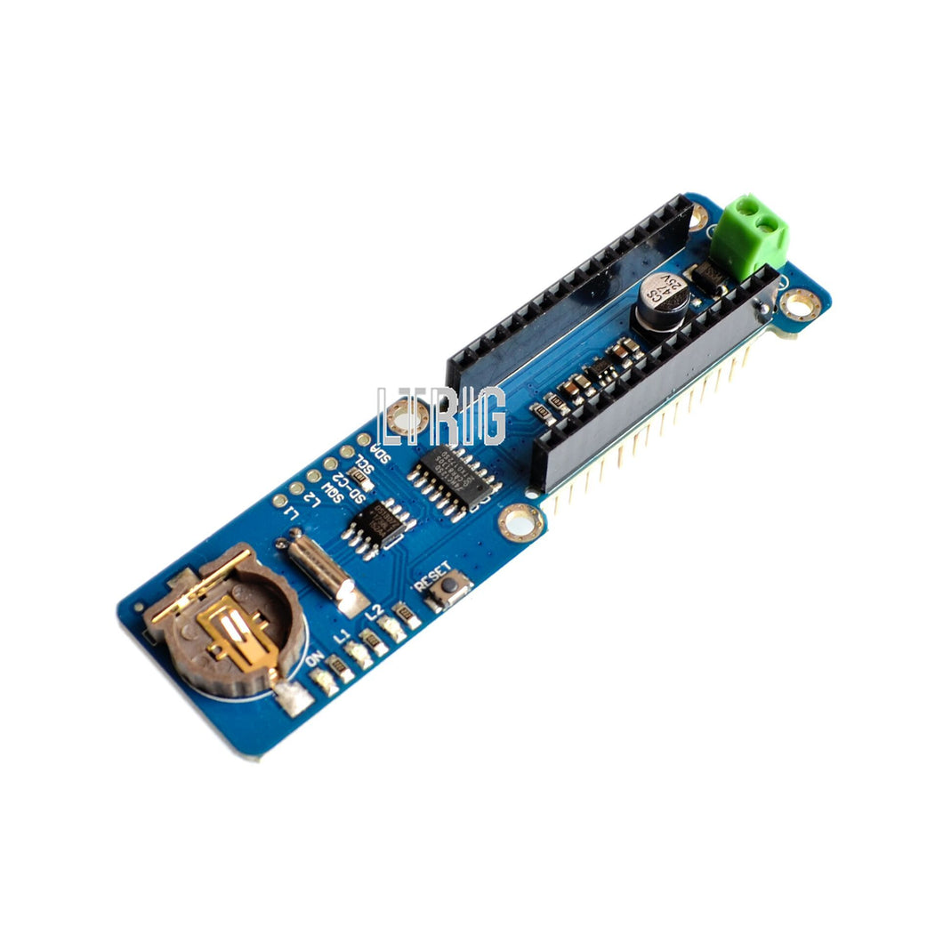 Custom 1PCS Nano3.0 Data Record Logging Shield Module For Arduino Nano Recorder 3.3V With SD Card Interface Module