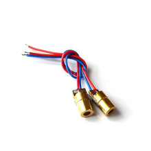 Load image into Gallery viewer, Custom 1PCS650nm 6mm 5V 5mW Adjustable Laser Dot Diode Module Red Copper Head
