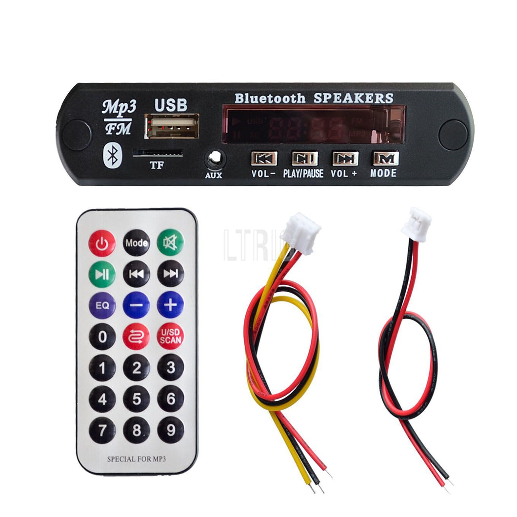 Custom 1PCSBluetooth MP3 Decoding Board Module w/ SD Card Slot / USB / FM / Remote Decoding Board Module M011