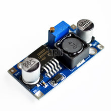 Load image into Gallery viewer, Custom 1PCSLM2596S 5A XL4015 DC adjustable buck stabilized power supply module board A 5A 75W 24V to 12/5V
