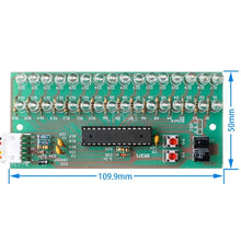 Load image into Gallery viewer, Custom 1PCSMCU Adjustable Display Pattern LED VU Meter Level Indicator Amplifier Audio 16 LED DC 8V to 12V
