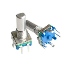 Load image into Gallery viewer, Custom 1PCSOriginal,Rotary encoder,code switch/EC11/ audio digital potentiometer,with switch,5Pin, handle length 20mm
