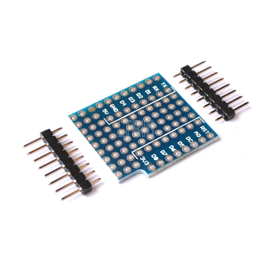 Custom 1PCSProtoBoard Shield for   D1 mini double sided perf board Compatible