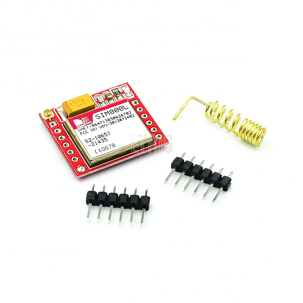 Custom 1PCSgsm module Smallest SIM800L GPRS GSM Module MicroSIM Card Core BOard Quad-band TTL Serial Port For arduino