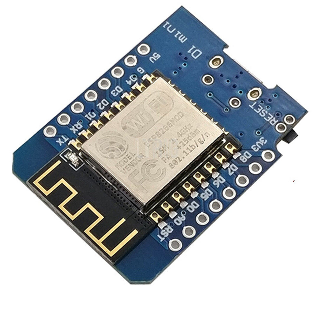 Custom 1Pcs ESP8266 ESP-12 For WeMos D1 Mini Module Mini WiFi Micro USB Development Board 3.3V Based