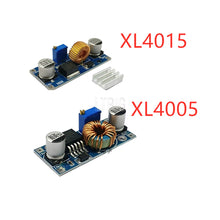 Load image into Gallery viewer, custom 1Pcs 5A XL4015 XL4005 DC-DC 4-38 V to 1.25-36 V 24 V 12 V 9 V 5 V Lithium Charger Buck Adjustable LED Power Module
