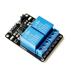 Load image into Gallery viewer, custom 1Pcs 5V 2-Channel Relay Module Shield for Ardui ARM PIC AVR DSP Electronic 5V 2 Channel Relay Module
