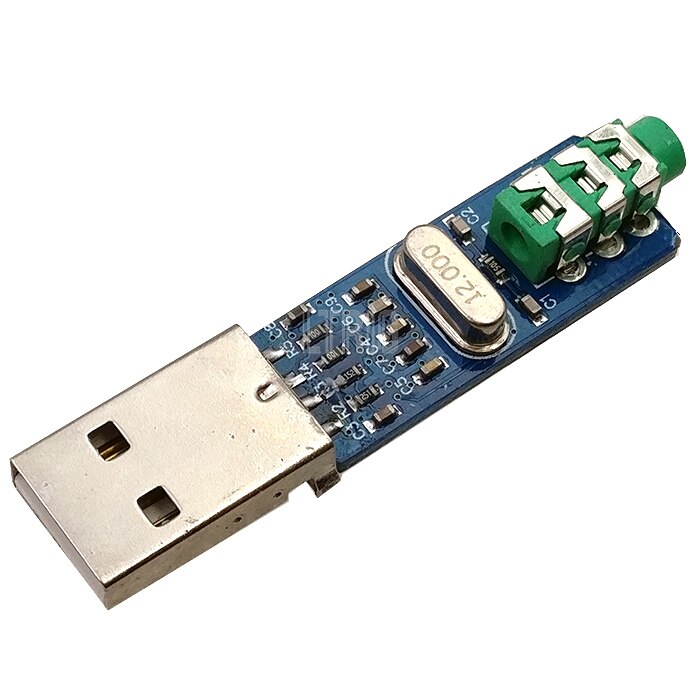 custom 1Pcs 5cm mini pcm2704 hifi dac usb sound card usb power dac decoder board module for arduino raspberry pi 16 bits.