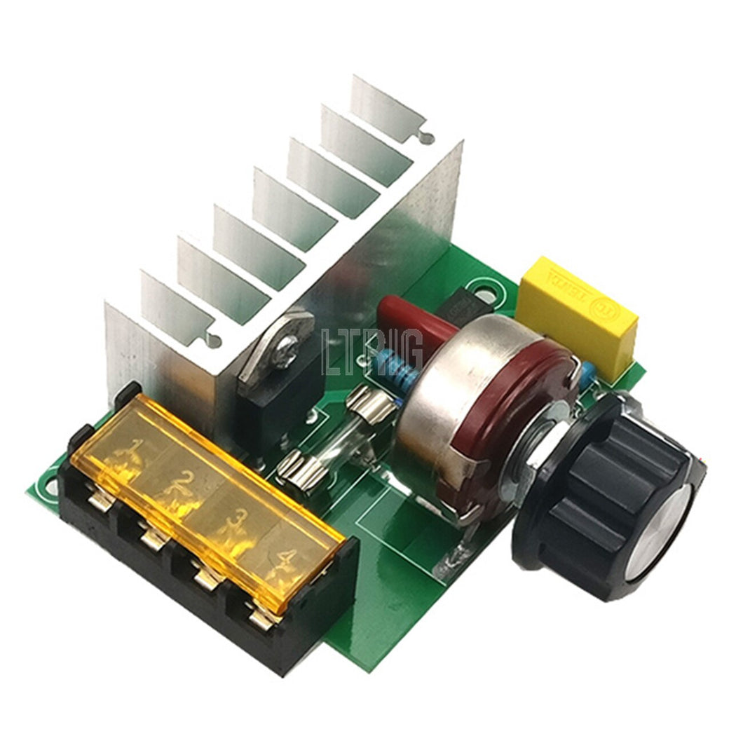 custom 1Pcs AC 220V 4000W imported high-power thyristor electronic regulator dimming speed regulation thermostat module