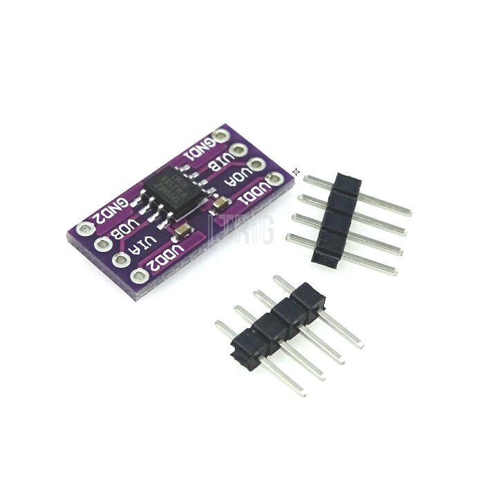 custom 1Pcs ADUM1201 Magnetic Isolator Sensor Module  Isolator Board Module Replace 8 Optocouplers DIP Interface SPI