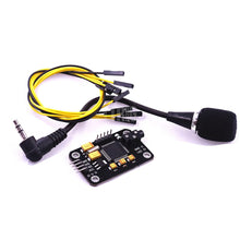 Load image into Gallery viewer, custom 1Pcs Control Voice Recognition Module  Black Voice Jumper Cable With High Sensitivity Microphone Tools For Arduino
