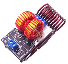 Load image into Gallery viewer, custom 1Pcs DC 5V-12V 120W Mini ZVS Induction Heating Power Module Tesla Jacobs Ladder No Taps With Heating Coil
