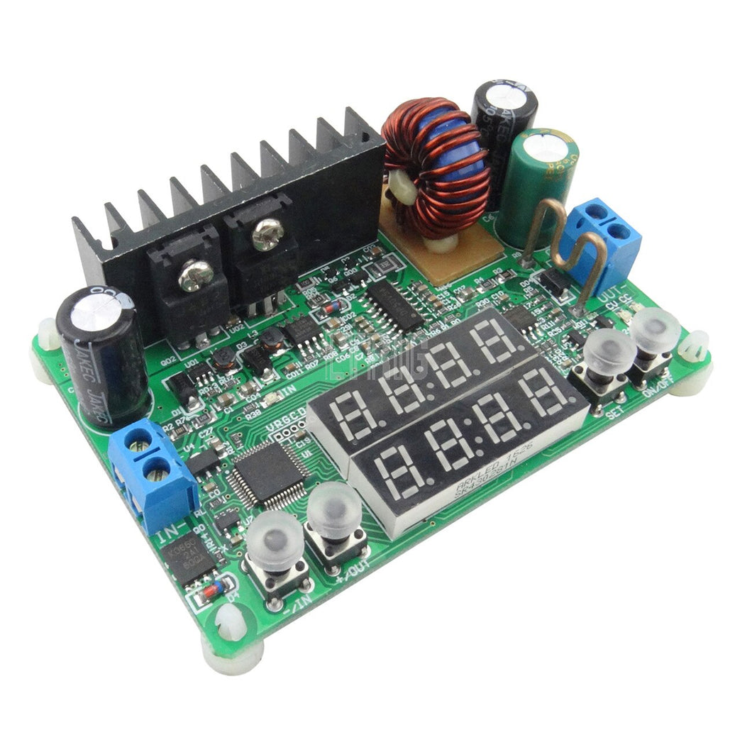 custom 1Pcs Digital controlled DC adjustable step-down regulated power supply module board voltmeter ammeter 32V5A160W