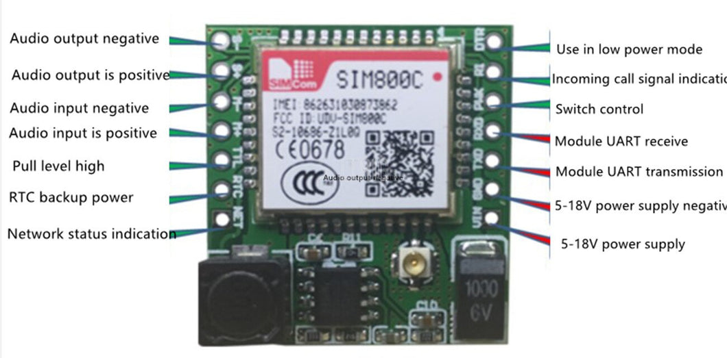 custom 1Pcs F-25 GPRS Module SIM800C GSM SIM800L/SIM900A Industrial STM32 Development Board
