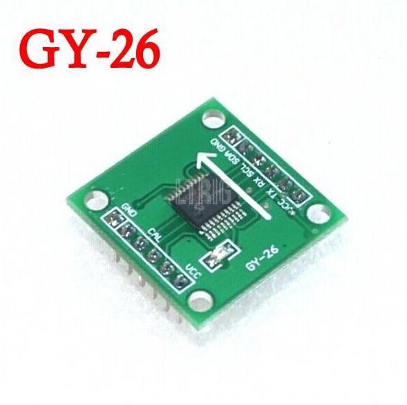 custom 1Pcs GY-26 High-precision High-sensitivity Digital Electronic Compass Sensor Module DC3V- 5V For GPS Navigation