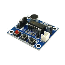 Load image into Gallery viewer, custom 1Pcs ISD1820 recording module voice module the voice board telediphone module board with Microphones + Loudspeaker
