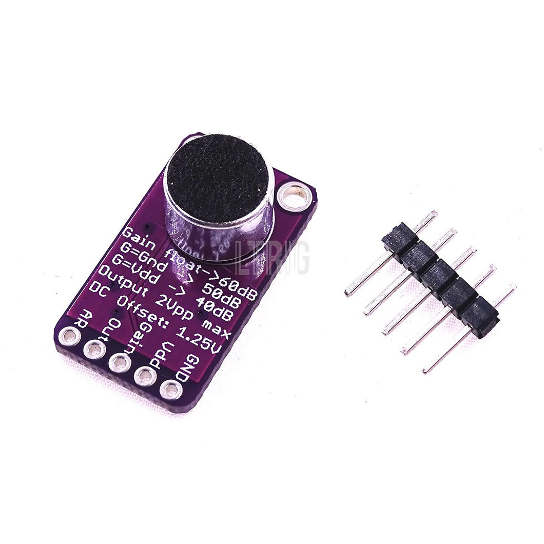 custom 1Pcs MAX9814 Microphone AGC Amplifier Board Automatic Gain Control Module for Arduino