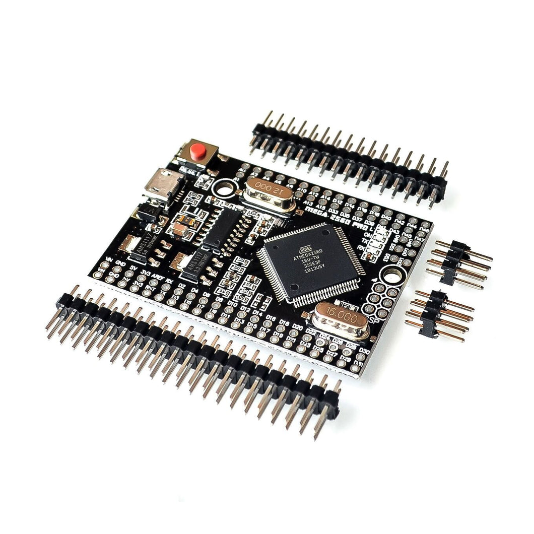 custom 1Pcs MEGA 2560 PRO Embed CH340G/ATMEGA2560-16AU Chip with male pinheaders Compatible for Arduino Mega 2560