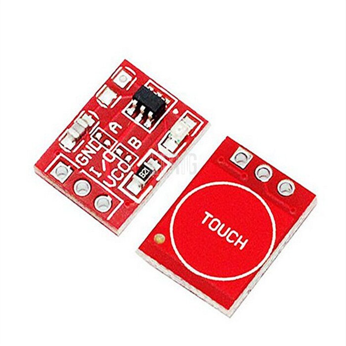 custom 1Pcs NEW TTP223 Touch button Module Capacitor type Single Channel Self Locking Touch switch sensor