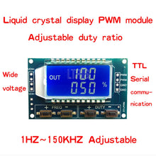 Load image into Gallery viewer, custom 1Pcs PWM Signal Generator Pulse Frequency Duty Cycle Adjustable Module LCD Display 1Hz-150Khz 3.3V-30V
