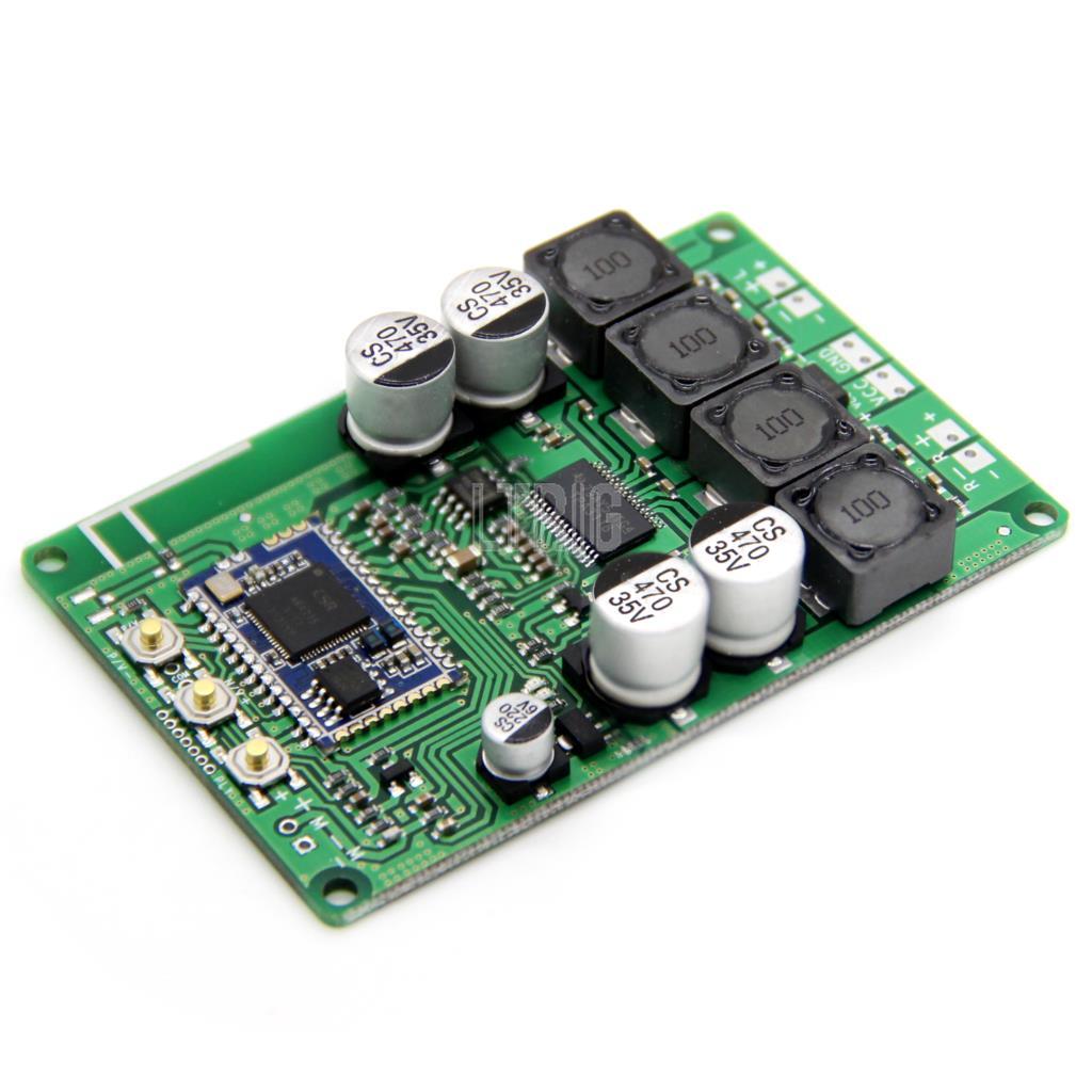 custom 1Pcs QCC3031/3034 Bluetooth 5.0 pair box TWS with call APTXHD power amplifier board 2x20W/30W